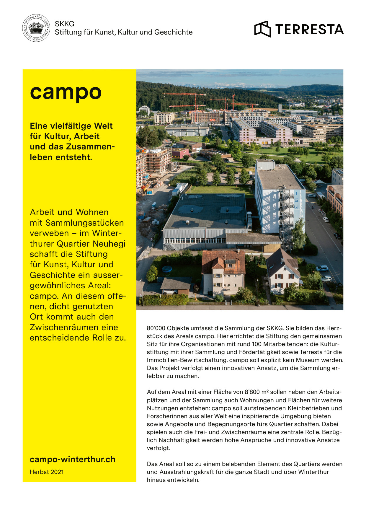 Für einen neuen Stadtteil Begeisterung wecken.